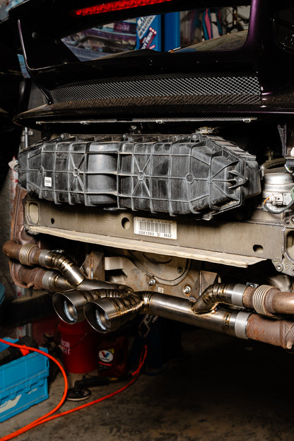 2006–2019 Porsche GT3 & GT3 RS Titanium Center Muffler Delete