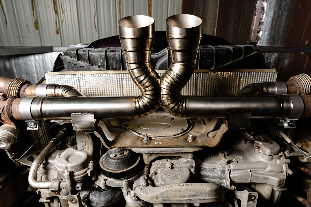 2006–2019 Porsche GT3 & GT3 RS Titanium Center Muffler Delete