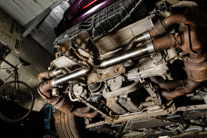 2006–2019 Porsche GT3 & GT3 RS Titanium Center Muffler Delete