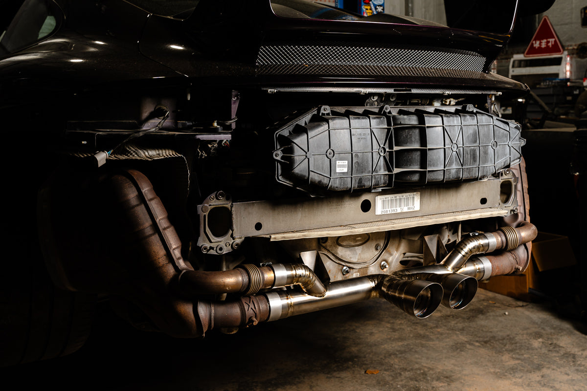 2006–2019 Porsche GT3 & GT3 RS Titanium Center Muffler Delete