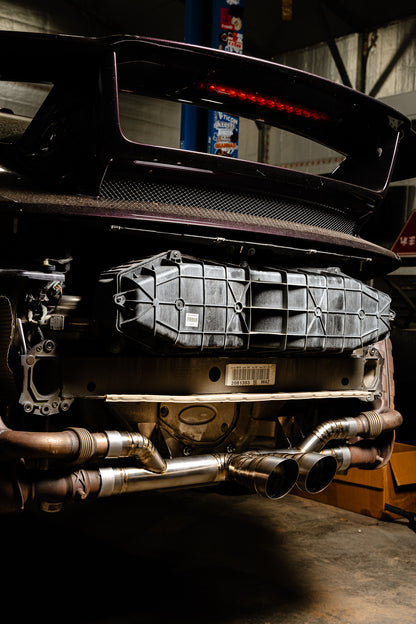 2006–2019 Porsche GT3 & GT3 RS Titanium Center Muffler Delete