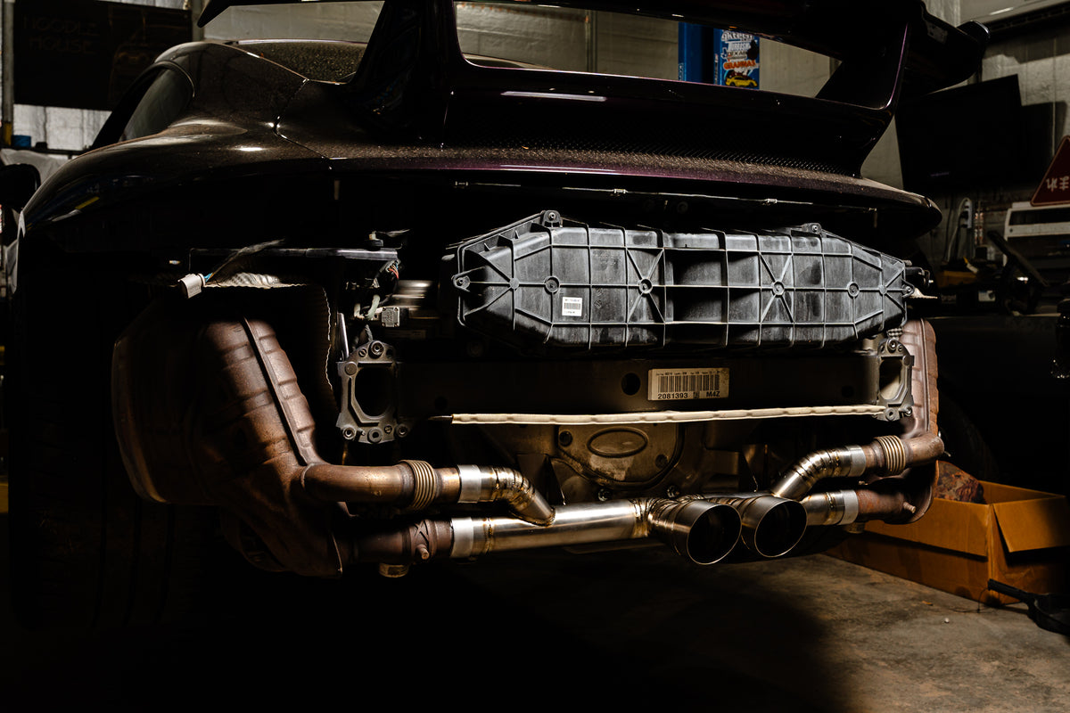 2006–2019 Porsche GT3 & GT3 RS Titanium Center Muffler Delete